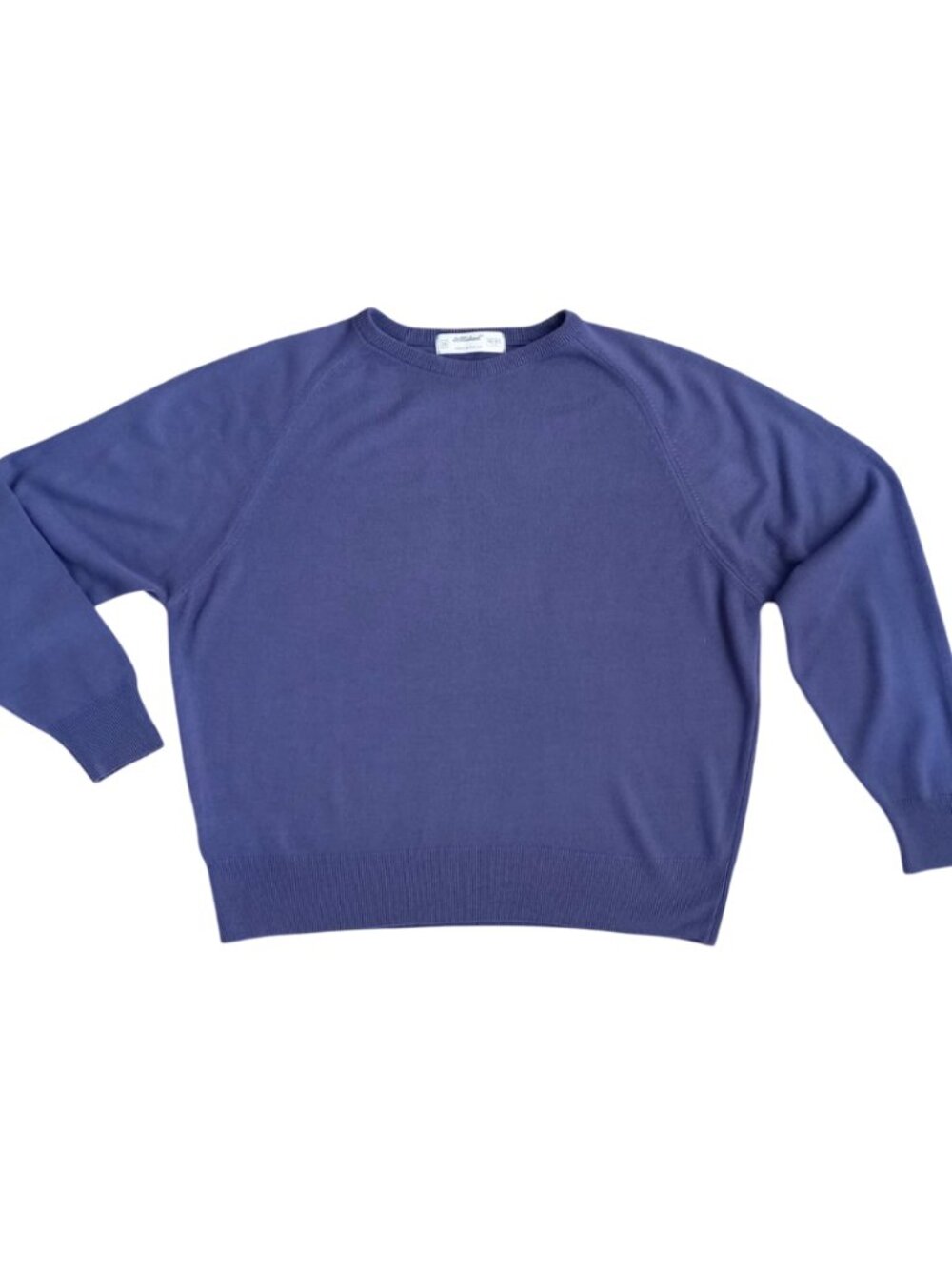 Vintage St Michael Purple Knit Crewneck Sweater - Made in UK Top, Size XL / UK 1